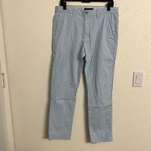 Banana Republic Men’s Pants Size 32x32, Slim Tapered Fit, Baby Blue, Cotton